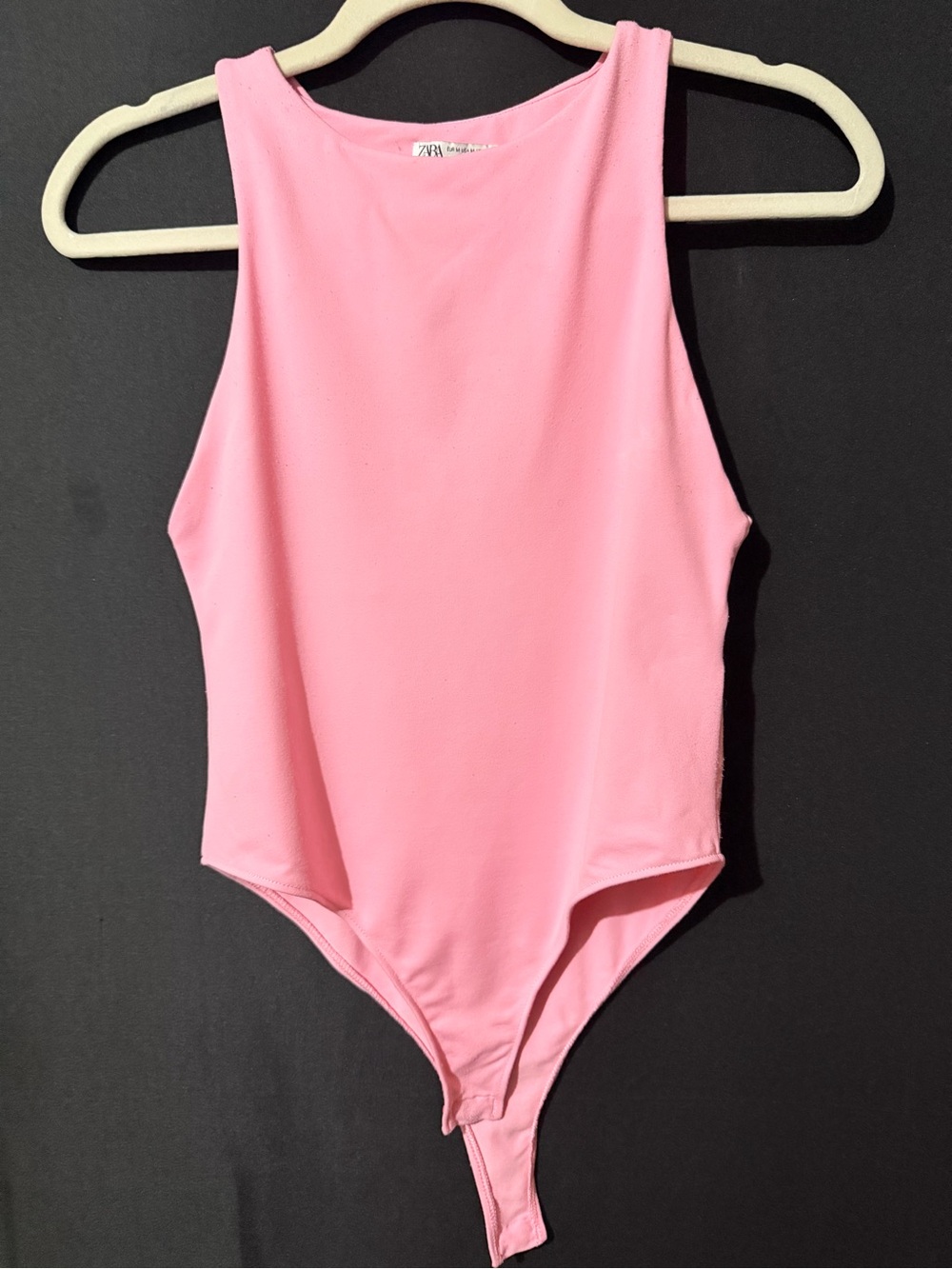 Zara Bright Pink One-Piece Bodysuit